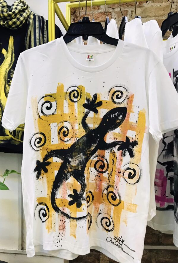 Gecko  T-shirt Painting