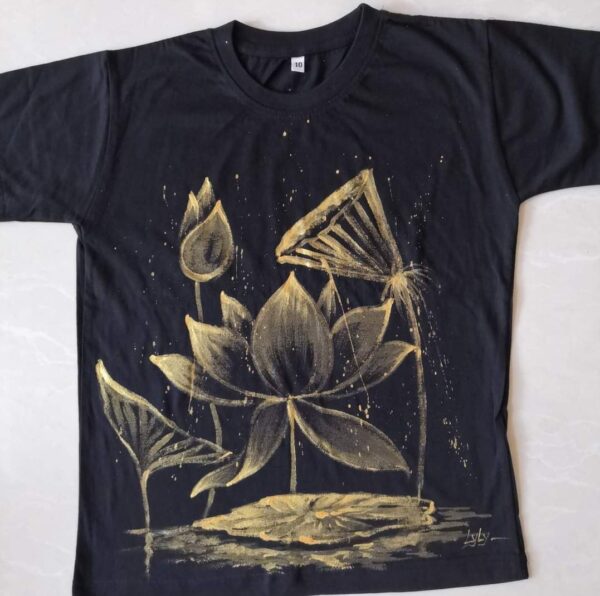 Lotus T-shirt Painting