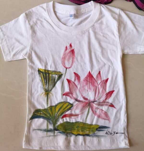 Lotus T-shirt Painting