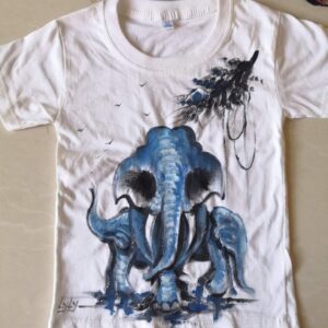 Elephant T-shirt Painting